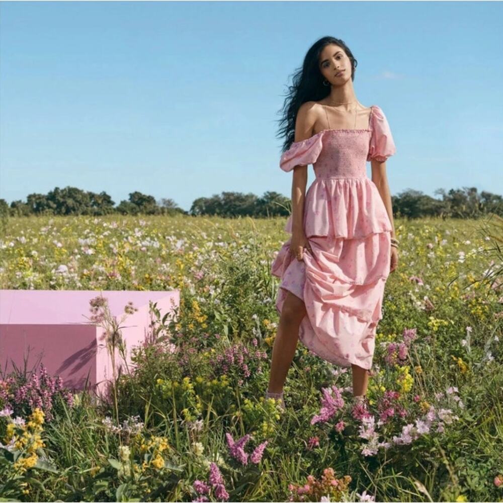 Loveshackfancy X Target “Simone” Tiered Maxi Dres… - image 1